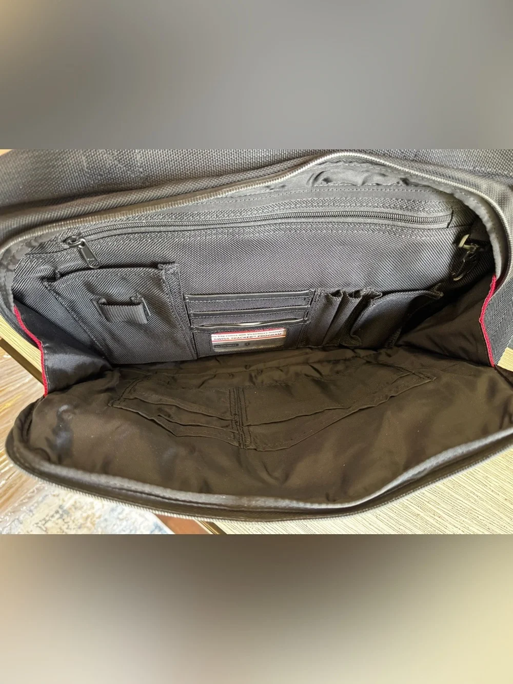 Victorinox Swiss Army Expanding Laptop Briefcase with Padded Shoulder Strap
